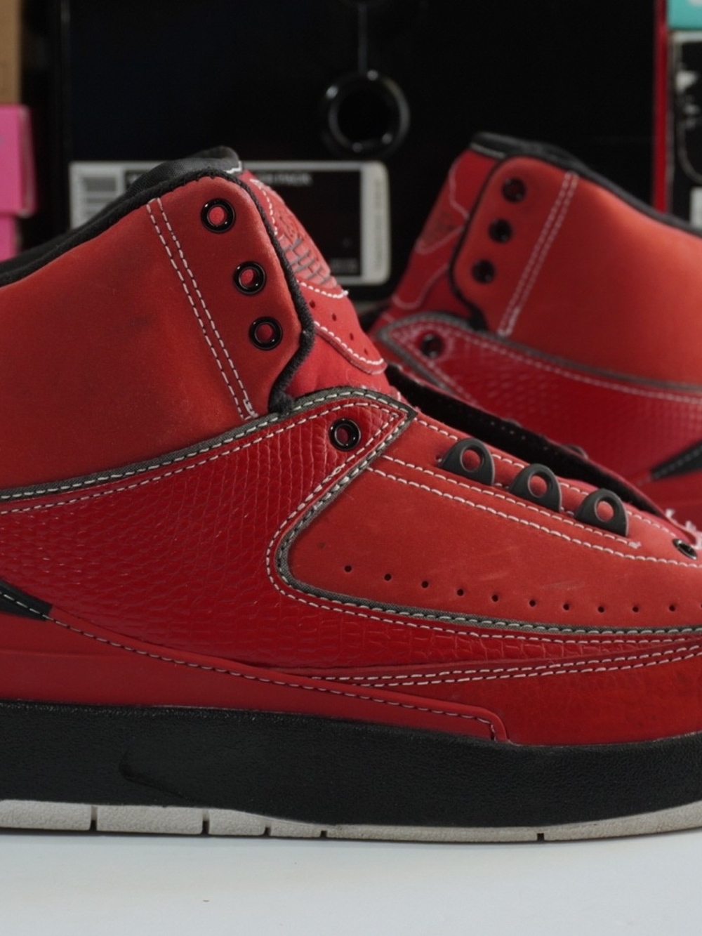 sz 8.5 jordan 2 qf candy red 2010
